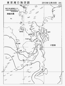 東京湾口海況図(2013/12/18)