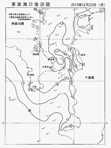東京湾口海況図(2013/12/23)