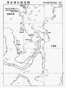 東京湾口海況図(2014/03/10)