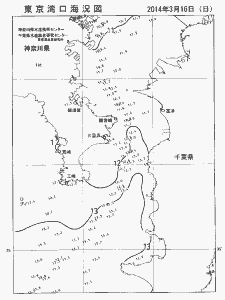 東京湾口海況図(2014/03/16)
