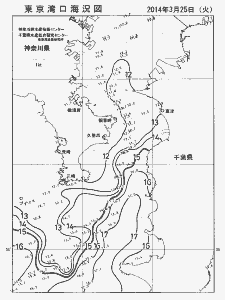 東京湾口海況図(2014/03/25)