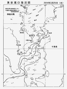 東京湾口海況図(2014/03/26)