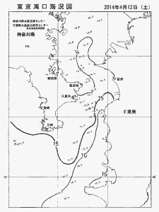東京湾口海況図(2014/04/12)