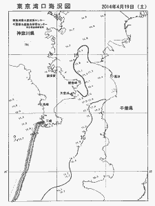 東京湾口海況図(2014/04/19)