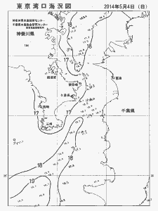 東京湾口海況図(2014/05/04)