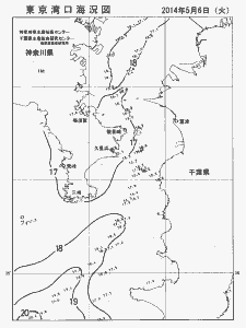 東京湾口海況図(2014/05/06)