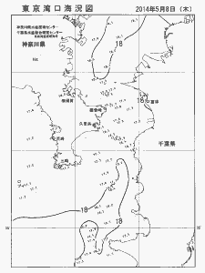 東京湾口海況図(2014/05/08)