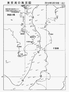 東京湾口海況図(2014/05/10)