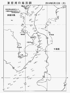 東京湾口海況図(2014/05/12)