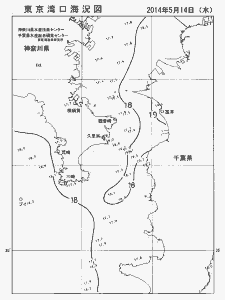東京湾口海況図(2014/05/14)