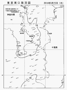 東京湾口海況図(2014/05/15)