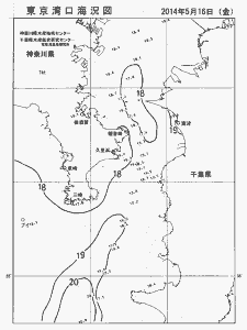 東京湾口海況図(2014/05/16)