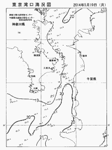 東京湾口海況図(2014/05/19)