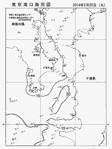 東京湾口海況図(2014/05/20)