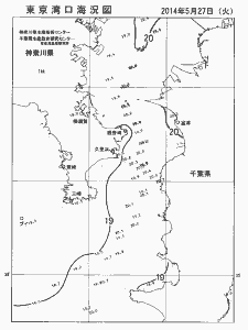 東京湾口海況図(2014/05/27)