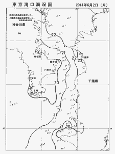 東京湾口海況図(2014/06/02)