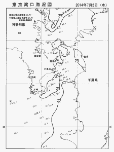 東京湾口海況図(2014/07/02)