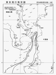 東京湾口海況図(2014/09/10)