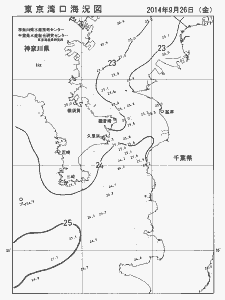 東京湾口海況図(2014/09/26)