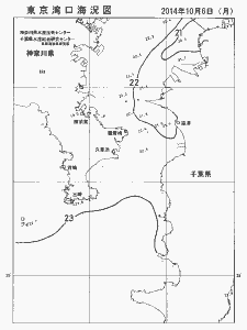 東京湾口海況図(2014/10/06)