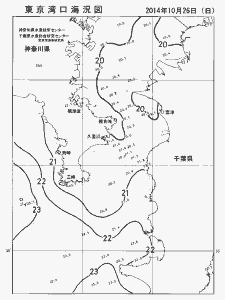 東京湾口海況図(2014/10/26)