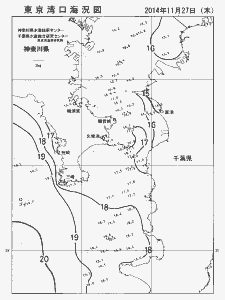 東京湾口海況図(2014/11/27)