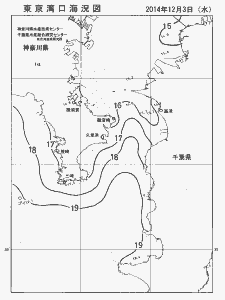 東京湾口海況図(2014/12/03)
