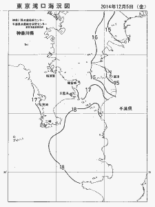 東京湾口海況図(2014/12/05)