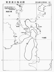 東京湾口海況図(2014/12/06)