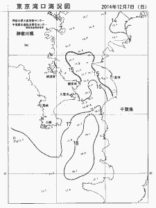 東京湾口海況図(2014/12/07)