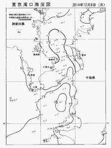 東京湾口海況図(2014/12/08)