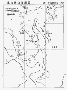 東京湾口海況図(2014/12/10)
