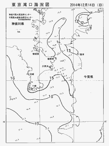 東京湾口海況図(2014/12/14)