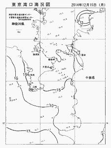 東京湾口海況図(2014/12/15)