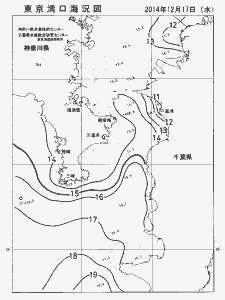 東京湾口海況図(2014/12/17)