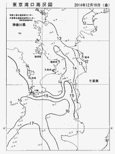 東京湾口海況図(2014/12/19)