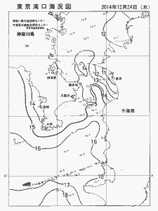 東京湾口海況図(2014/12/24)