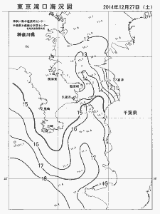 東京湾口海況図(2014/12/27)