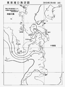 東京湾口海況図(2015/02/04)