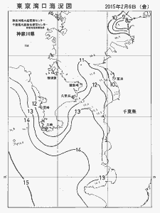 東京湾口海況図(2015/02/06)