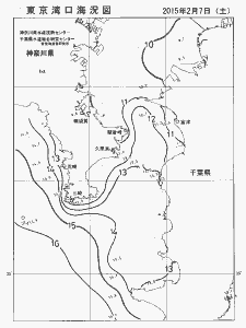 東京湾口海況図(2015/02/07)