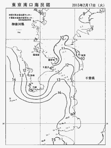 東京湾口海況図(2015/02/17)