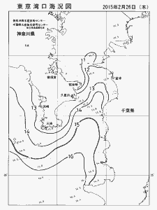 東京湾口海況図(2015/02/26)