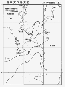 東京湾口海況図(2015/03/05)