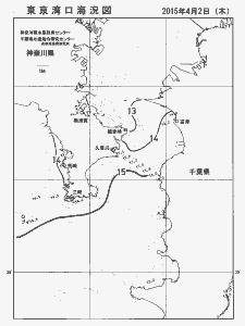 東京湾口海況図(2015/04/02)