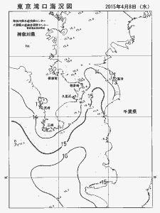東京湾口海況図(2015/04/08)