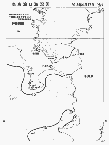 東京湾口海況図(2015/04/17)