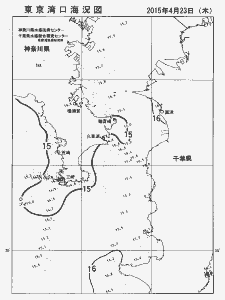 東京湾口海況図(2015/04/23)