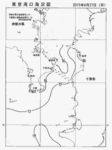 東京湾口海況図(2015/04/27)