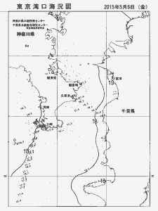 東京湾口海況図(2015/05/08)